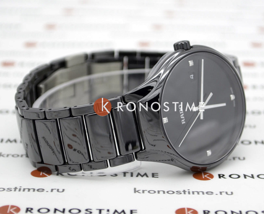 Часы Rado True Diamonds R27238722 — черный, керамика