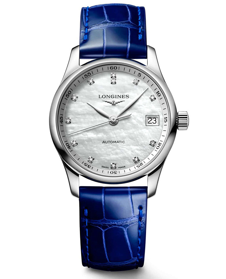 Часы Longines Master Collection L2.357.4.87.0 — женские, перламутровый