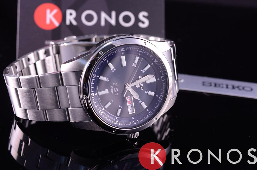 Часы Seiko SNKN67K1S — механические, сталь металл