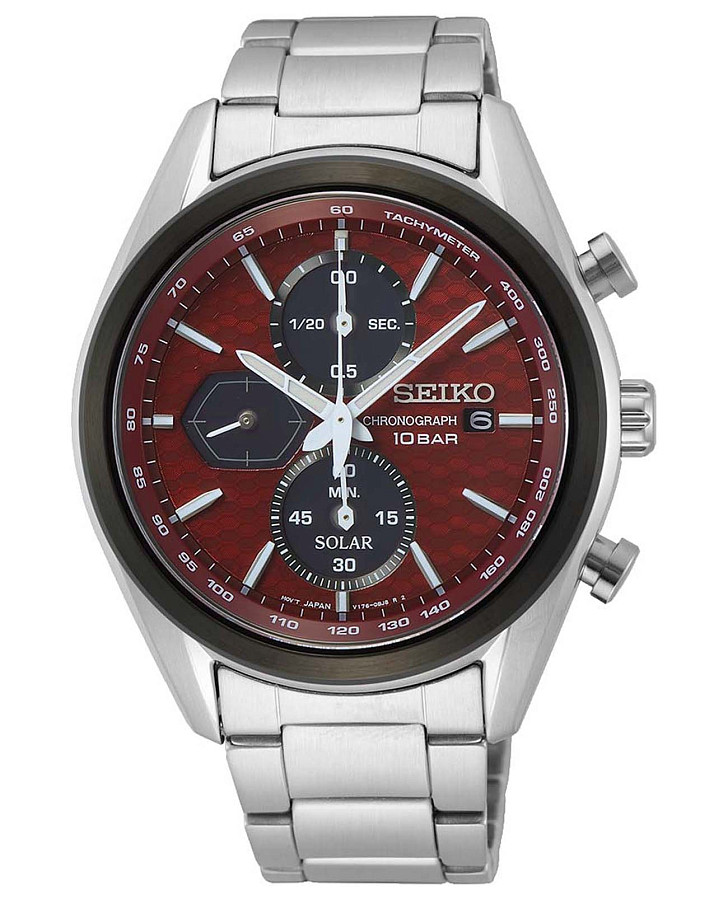 Часы Seiko Conceptual Series Sports SSC771P1 — мужские, красный