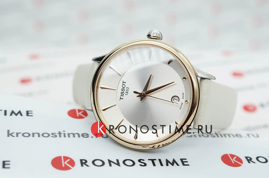 Часы Tissot Odaci-T T133.210.26.031.00 — бежевый, сталь металл