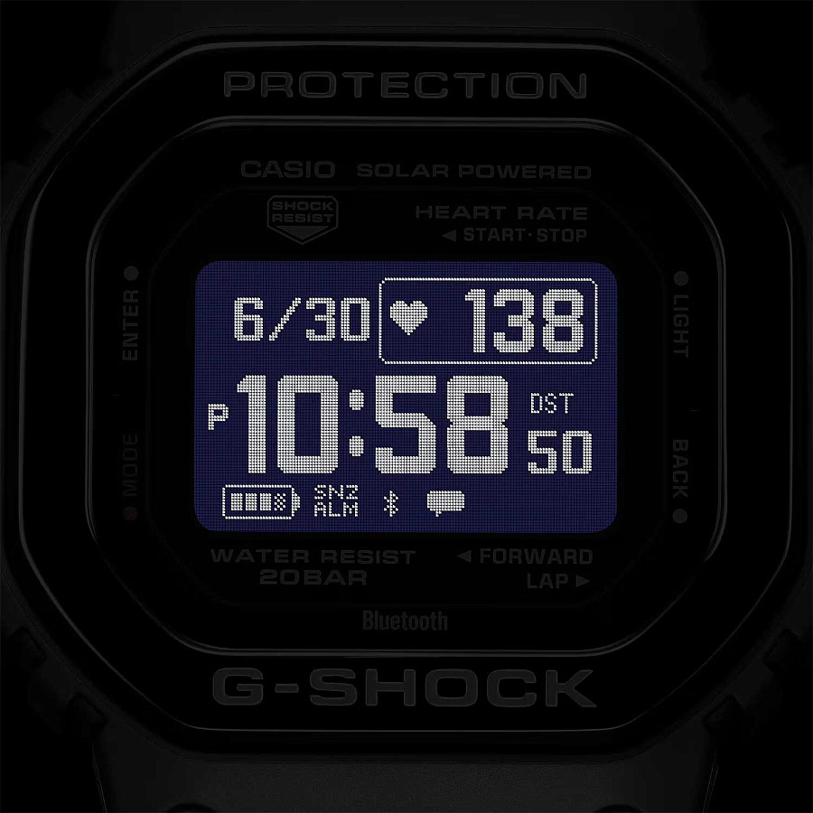 Часы Casio G-Shock DW-H5600MB-1DR — мужские, пластик
