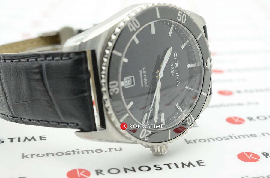 Часы Certina DS First C014.410.16.051.00 — кварцевые, керамика металл сталь