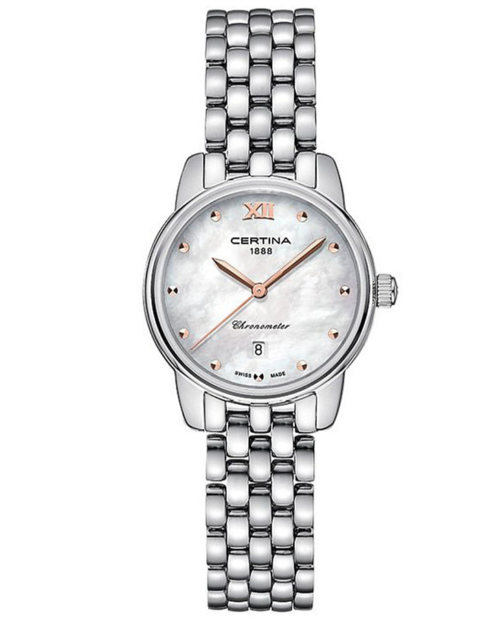 Часы Certina DS-8 Lady C033.051.11.118.01 — женские, перламутровый