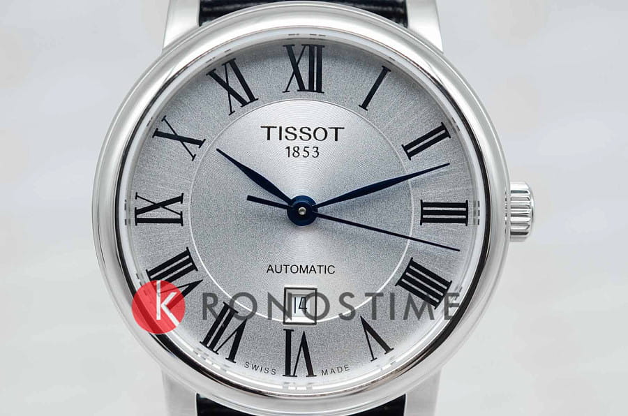 Часы Tissot Carson Premium Automatic Lady T122.207.16.033.00 — сталь металл, Швейцария