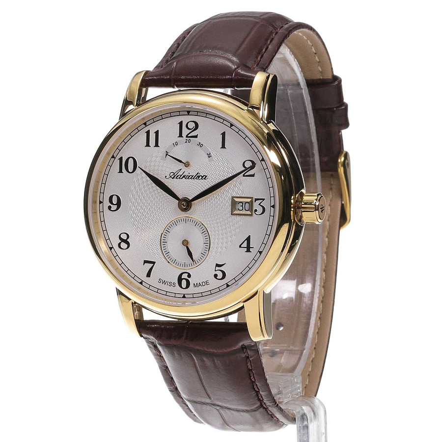 Часы Adriatica A8256.1223A — механические, сталь металл