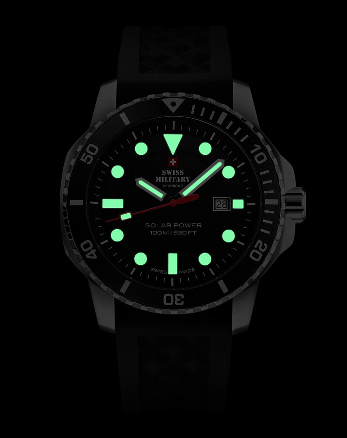 Часы Swiss Military by Chrono Solar Power SMS34102.02 — нержавеющая сталь, мужские