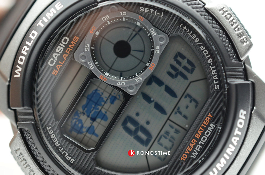 Часы Casio Collection AE-1000W-1BVDF (AE-1000W-1B) — кварцевые, пластик
