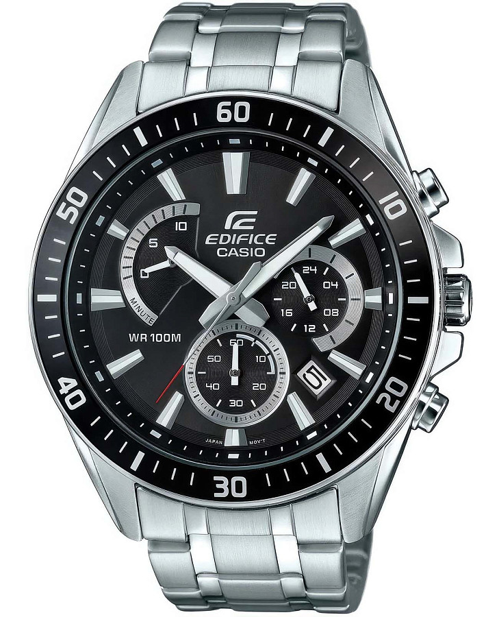 Часы Casio Edifice EFR-552D-1AVUDF (EFR-552D-1A) — мужские, черный