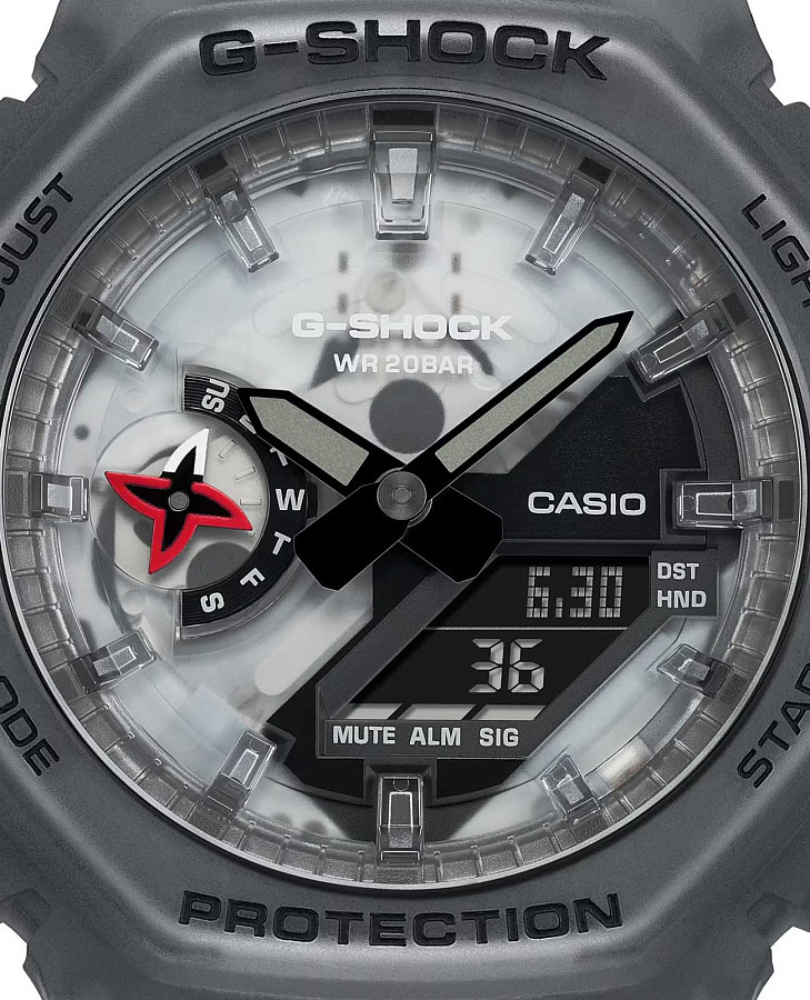 Часы Casio G-Shock GA-2100NNJ-8A — мужские, пластик