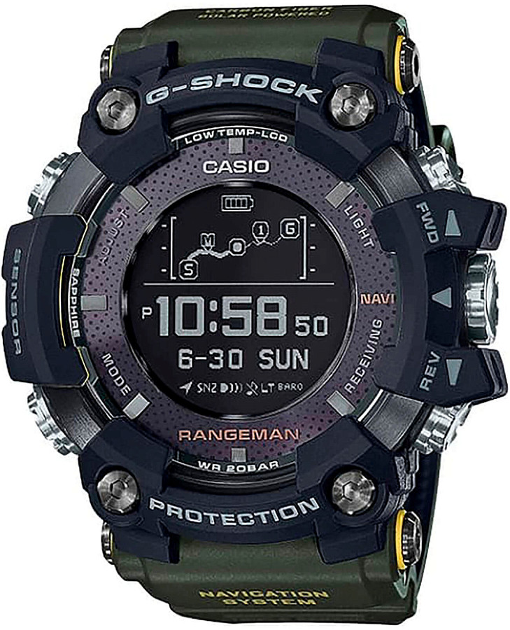 Часы Casio G-Shock GPR-B1000-1B — мужские, черный