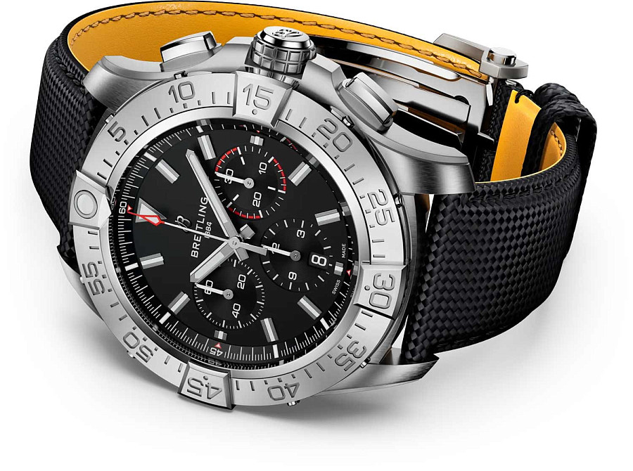 Часы Breitling Super Avenger B01 Chronograph 46 mm EB0148101B1X1 — кожаный, мужские