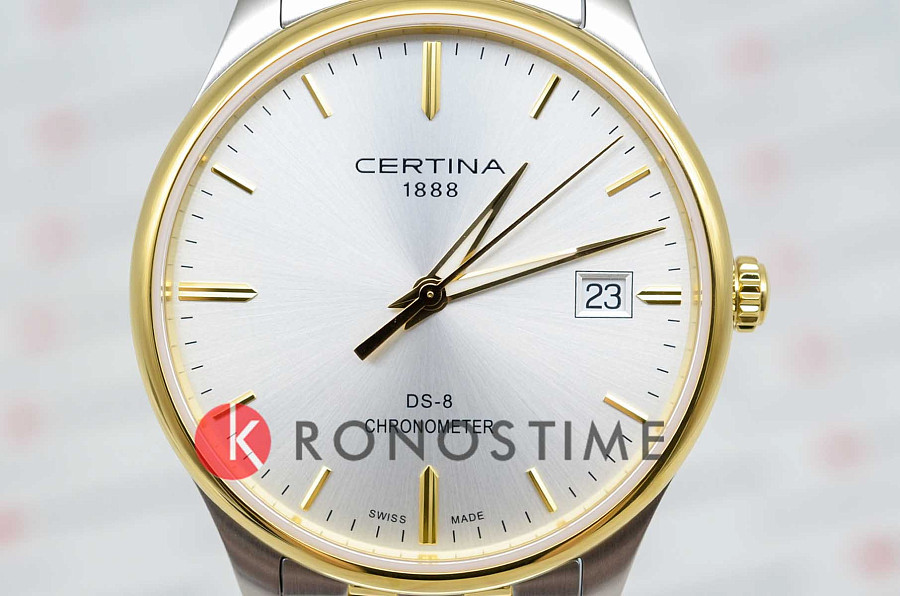 Часы Certina DS-8 Chronometer C033.451.22.031.00 — металл сталь, Швейцария