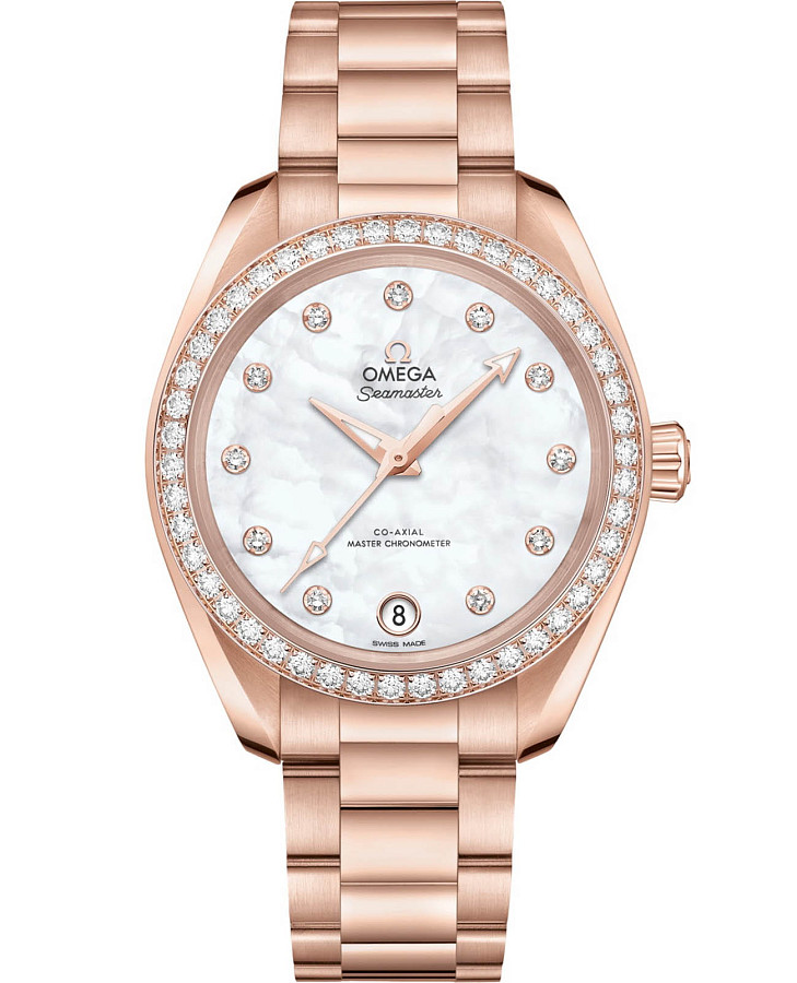 Часы Omega Seamaster Aqua Terra 220.55.34.20.55.001 — женские, белый