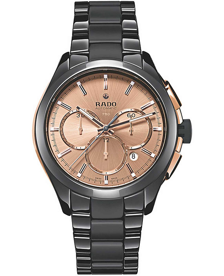 Часы Rado HyperChrome Automatic Chronograph R32754692 — мужские, шампань