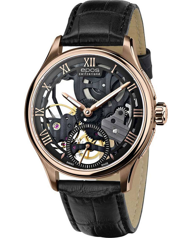 Часы Epos Originale 3500.169.24.25.25 — мужские, черный