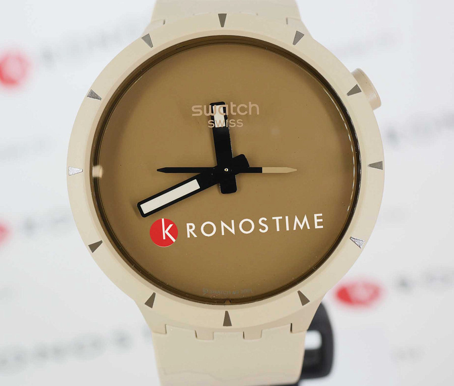 Часы Swatch Big Bold Bioceramic SB03C101 — силикон, мужские