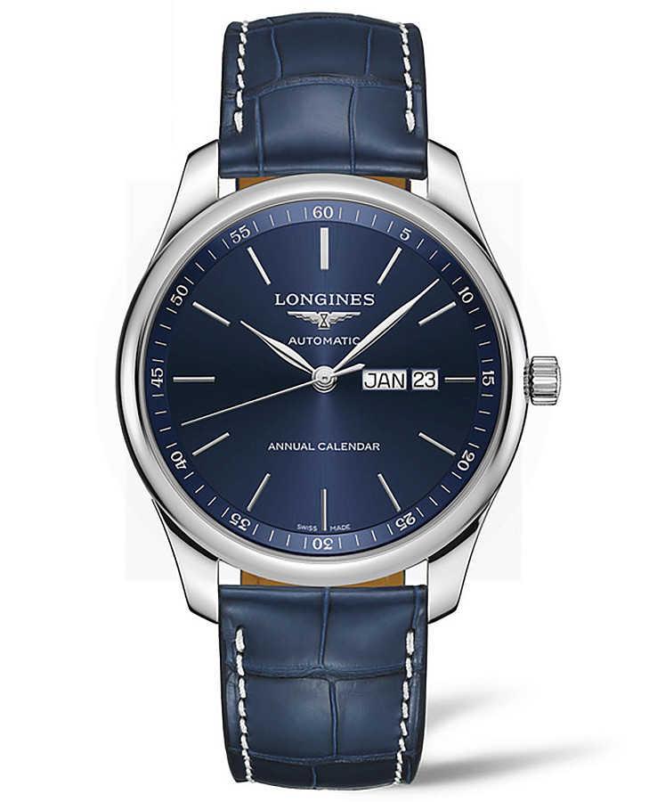 Часы Longines Master Collection L2.920.4.92.0 — мужские, синий
