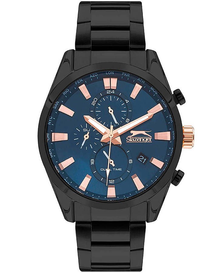 Часы Slazenger Multifunction SL.09.2058.2.02 — мужские, синий