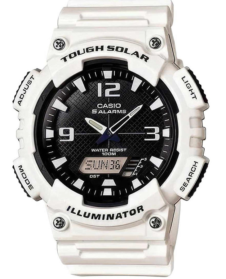 Часы Casio AQ-S810WC-7A — мужские, черный