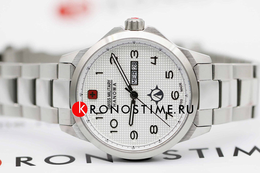 Часы Swiss Military Hanowa SMWGH2100302 — кварцевые, сталь металл