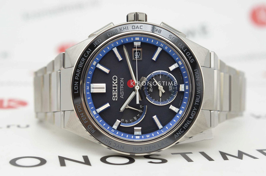 Часы Seiko Astron Nexter Solar Radio SBXY051 — титановый, мужские