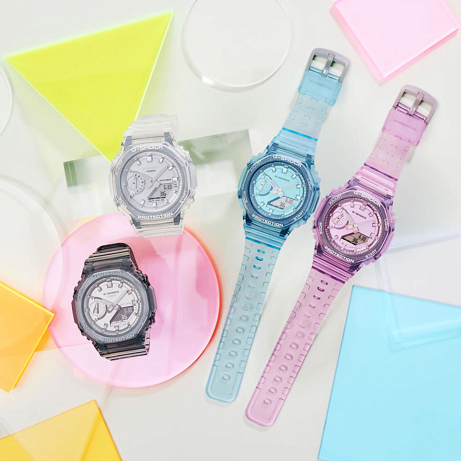 Часы Casio G-Shock GMA-S2100SK-1A — Япония, электронные