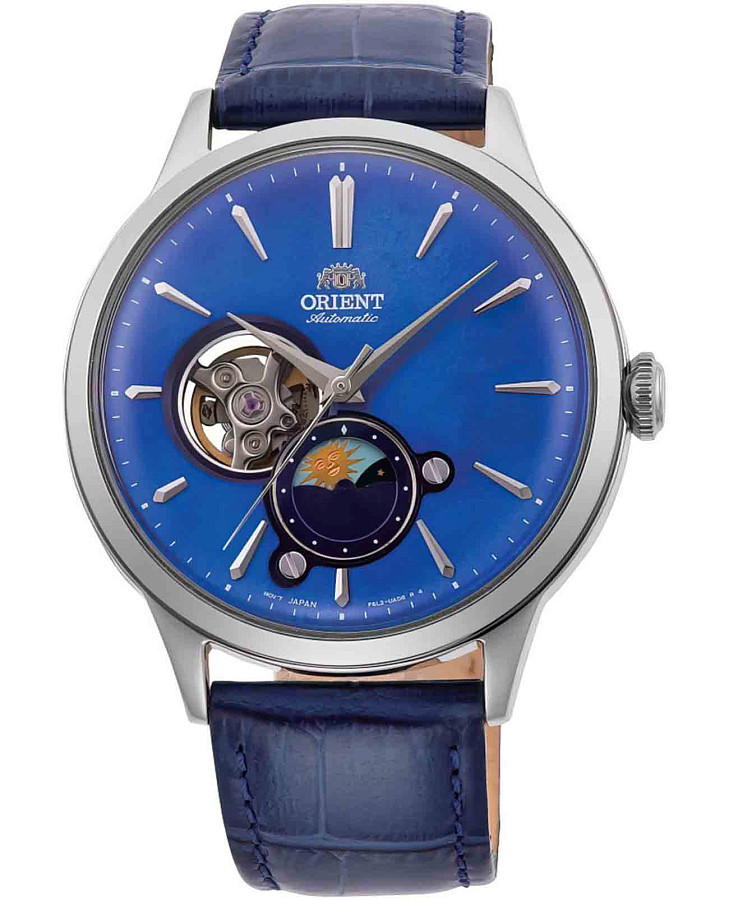 Часы Orient Sun And Moon RA-AS0103A (RN-AS0103A) — мужские, синий