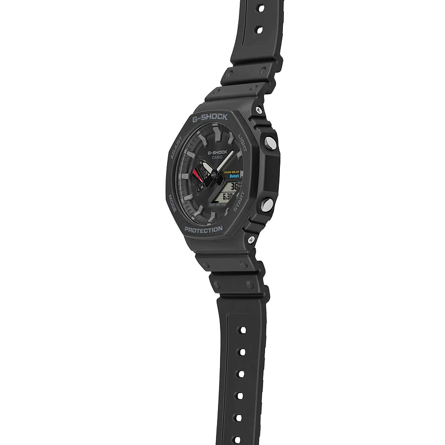 Часы Casio G-Shock GA-B2100-1ADR (GA-B2100-1A) — серый, пластик карбон