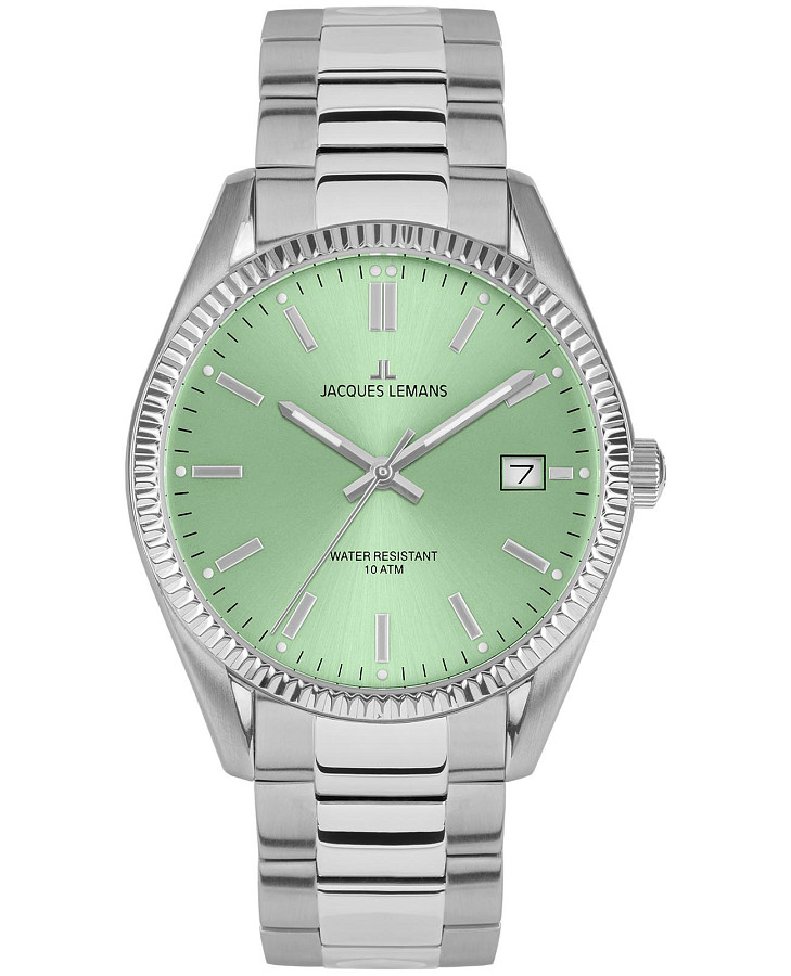 Часы Jacques Lemans 50-3F — мужские, зеленый