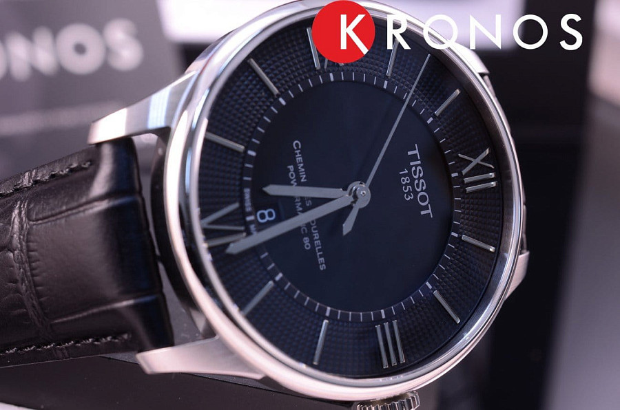 Часы Tissot Chemin des Tourelles Powermatic 80 T099.407.16.058.00 — Швейцария, механические