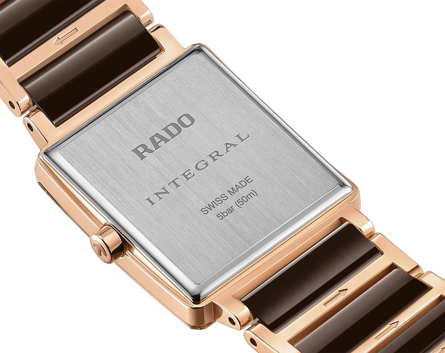 Часы Rado Integral Diamonds R20251912 — нержавеющая сталь с pvd-покрытием, женские