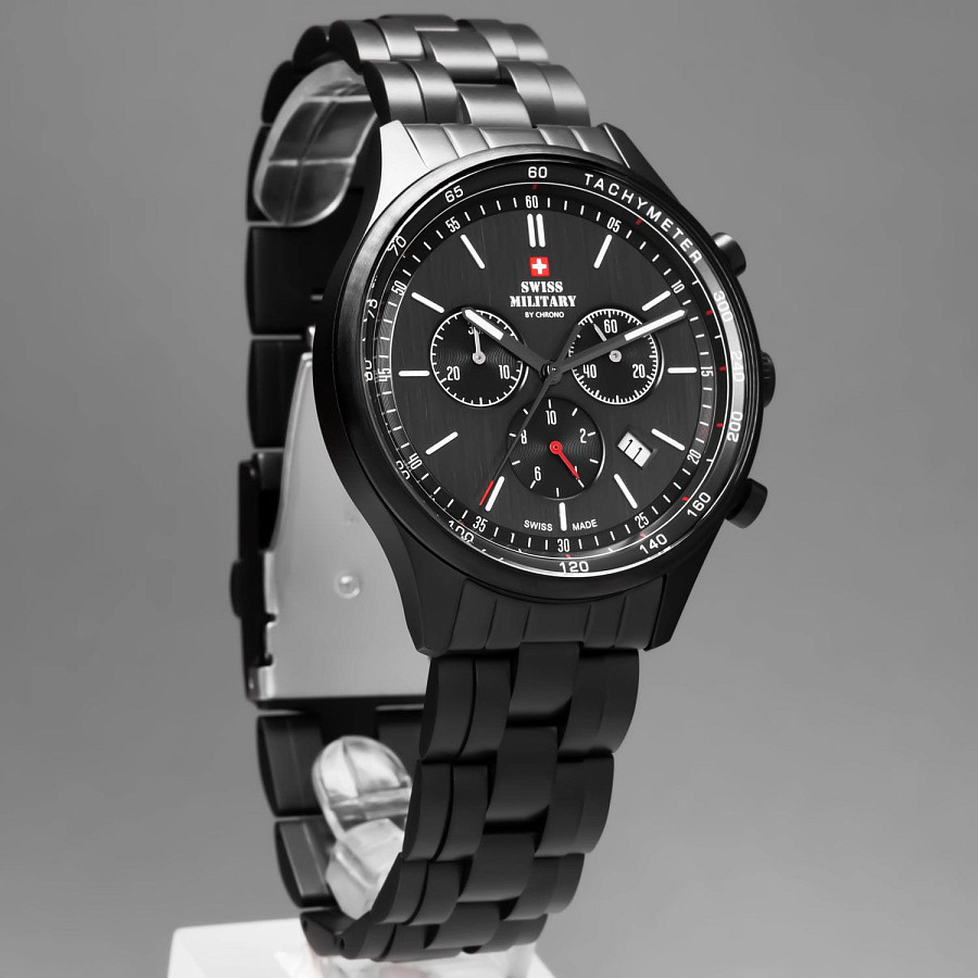 Часы Swiss Military by Chrono SM34081.04 — кварцевые, сталь металл