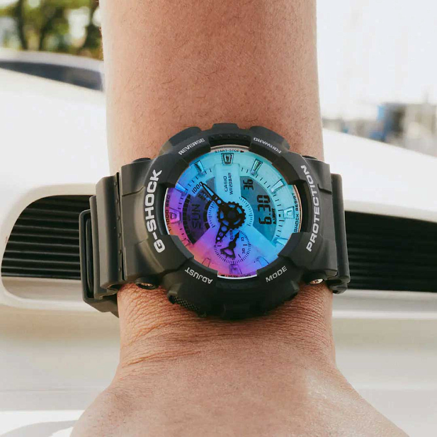 Часы Casio G-Shock GA-110SR-1A — электронные, пластик
