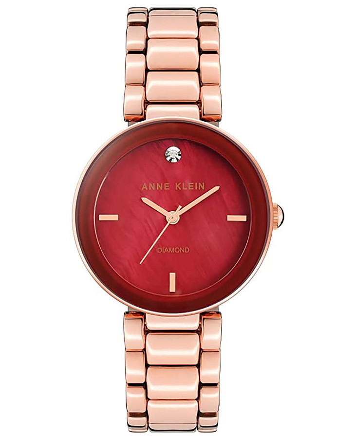 Часы Anne Klein Diamond 1362BYRG — женские, красный