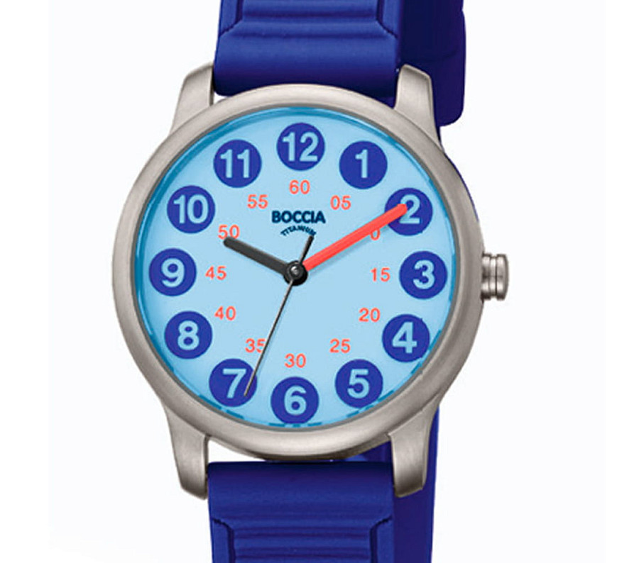 Часы Boccia Titanium 3373-05 — кварцевые, титан