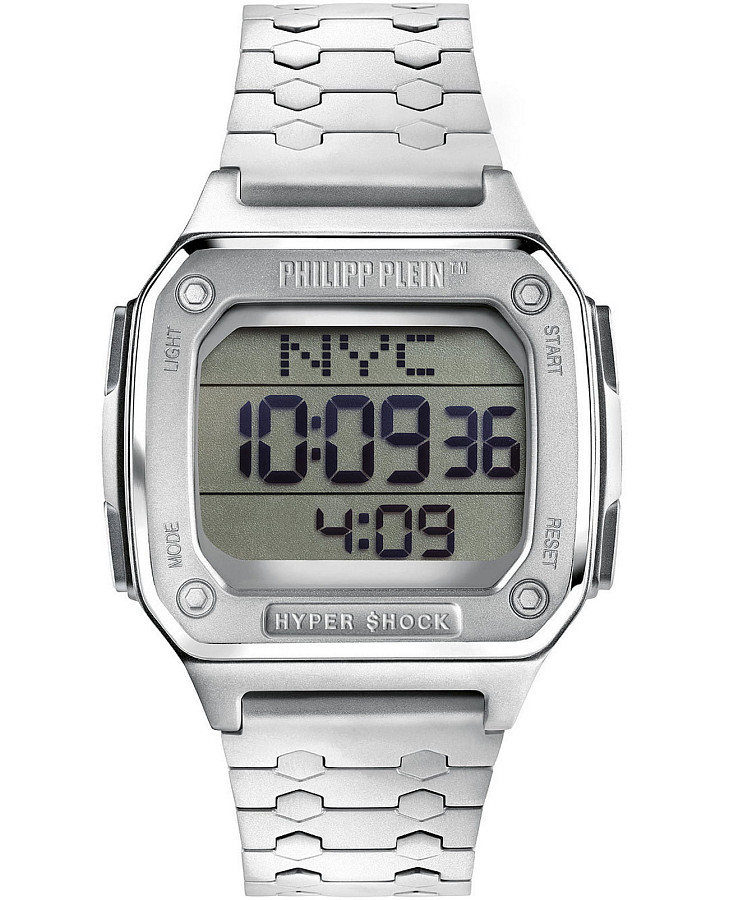 Часы Philipp Plein Hyper Shock PWHAA0521 — мужские, серый