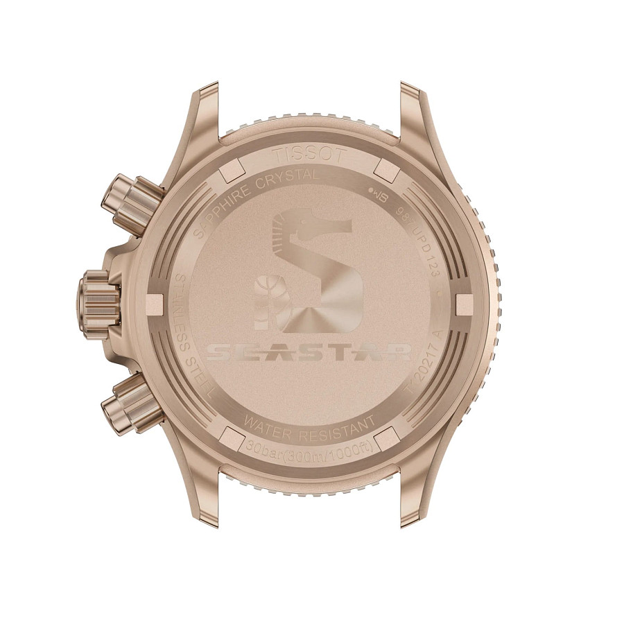 Часы Tissot Seastar 1000 Quartz Chronograph 38mm T120.217.37.041.00 — кварцевые, Швейцария, мужские