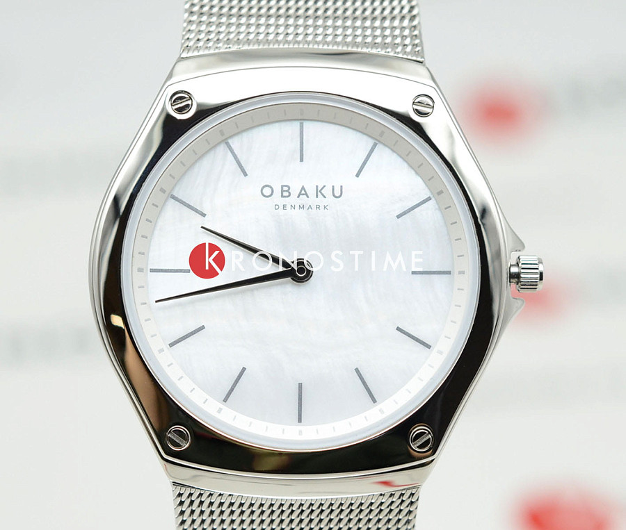 Часы Obaku Ultra Slim V316LXCWMC — металл сталь, Дания