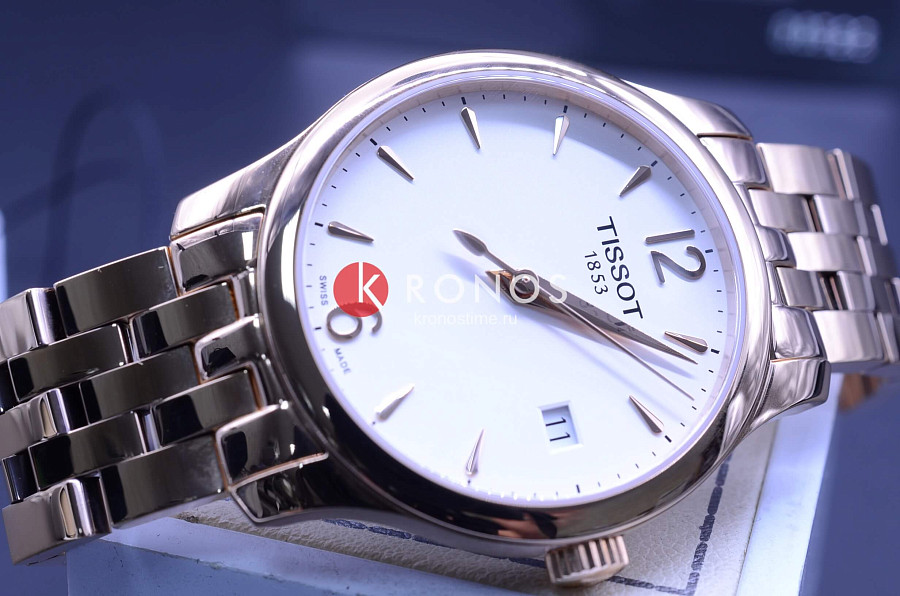 Часы Tissot Tradition Lady T063.210.33.037.00 — сталь c pvd покрытием, женские