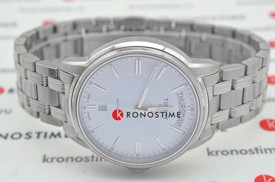 Часы Tissot Automatics III Day Date T065.930.11.031.00 — нержавеющая сталь, мужские