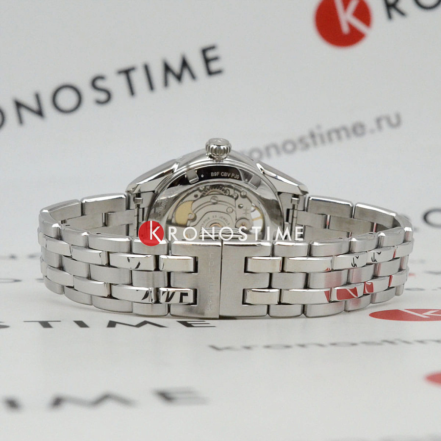 Часы Hamilton Jazzmaster Open Heart Auto H32215142 — нержавеющая сталь, женские