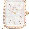 Шведские наручные часы Daniel Wellington Quadro Crystal Zodiac Evergold DW00100749, фото 5