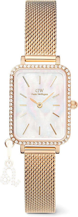 Часы Daniel Wellington Quadro Crystal Zodiac Evergold DW00100749 — артикул DW00100749