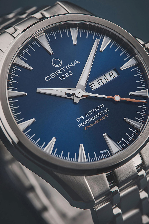 Часы Certina DS Action Day-Date C032.430.11.041.00 — сталь металл, Швейцария
