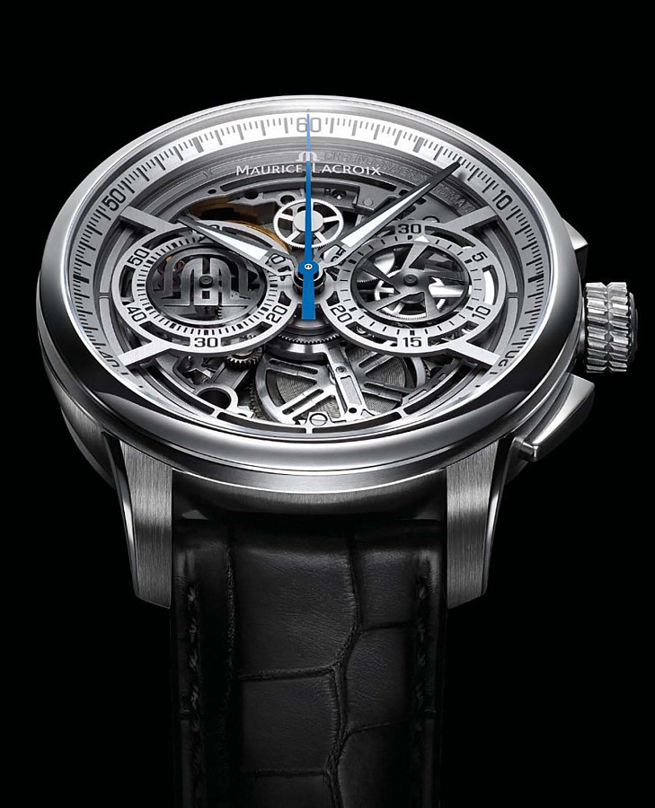 Часы Maurice Lacroix Masterpiece MP6028-SS001-001-1 — механические, металл сталь