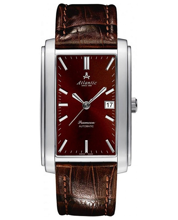 Часы Atlantic Seamoon 67740.41.81 — мужские, коричневый