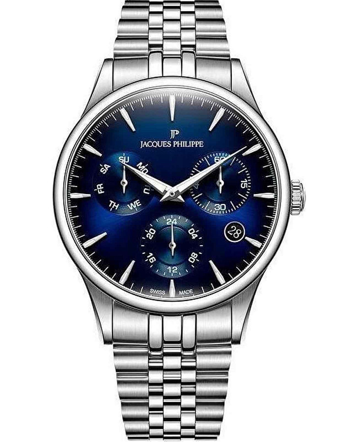 Часы Jacques Philippe Planum JPQGC671336 — мужские, синий
