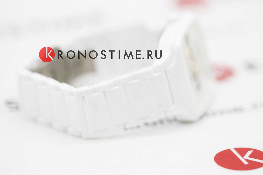 Часы Rado True Square Automatic Skeleton R27126012 — мужские, белый