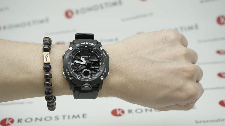 Часы Casio G-Shock GA-2000S-1ADR (GA-2000S-1A) — мужские, электронные